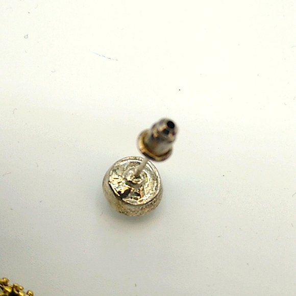 Rhinestone Teardrop Marquis Tassel Fringe Solitaire Earrings Set of 3 Mismatched - Picture 5 of 10